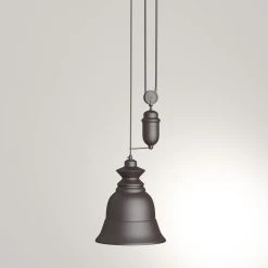 Farmhouse 1-Light Oiled Bronze Ceiling Mount Pendant by Titan Lighting -Titan Lighting sale2022 oiled bronze titan lighting pendant lights tn 10149 a0 1000
