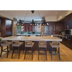 Farmhouse 3-Light Oiled Bronze Billiard Light With Metal Shades by Titan Lighting -Titan Lighting sale2022 oiled bronze titan lighting pool table lights tn 7833 31 1000