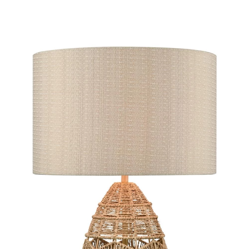 Husk 25 in. Natural Table Lamp by Titan Lighting 5 Husk 25 in. Natural Table Lamp by Titan Lighting - Image 3