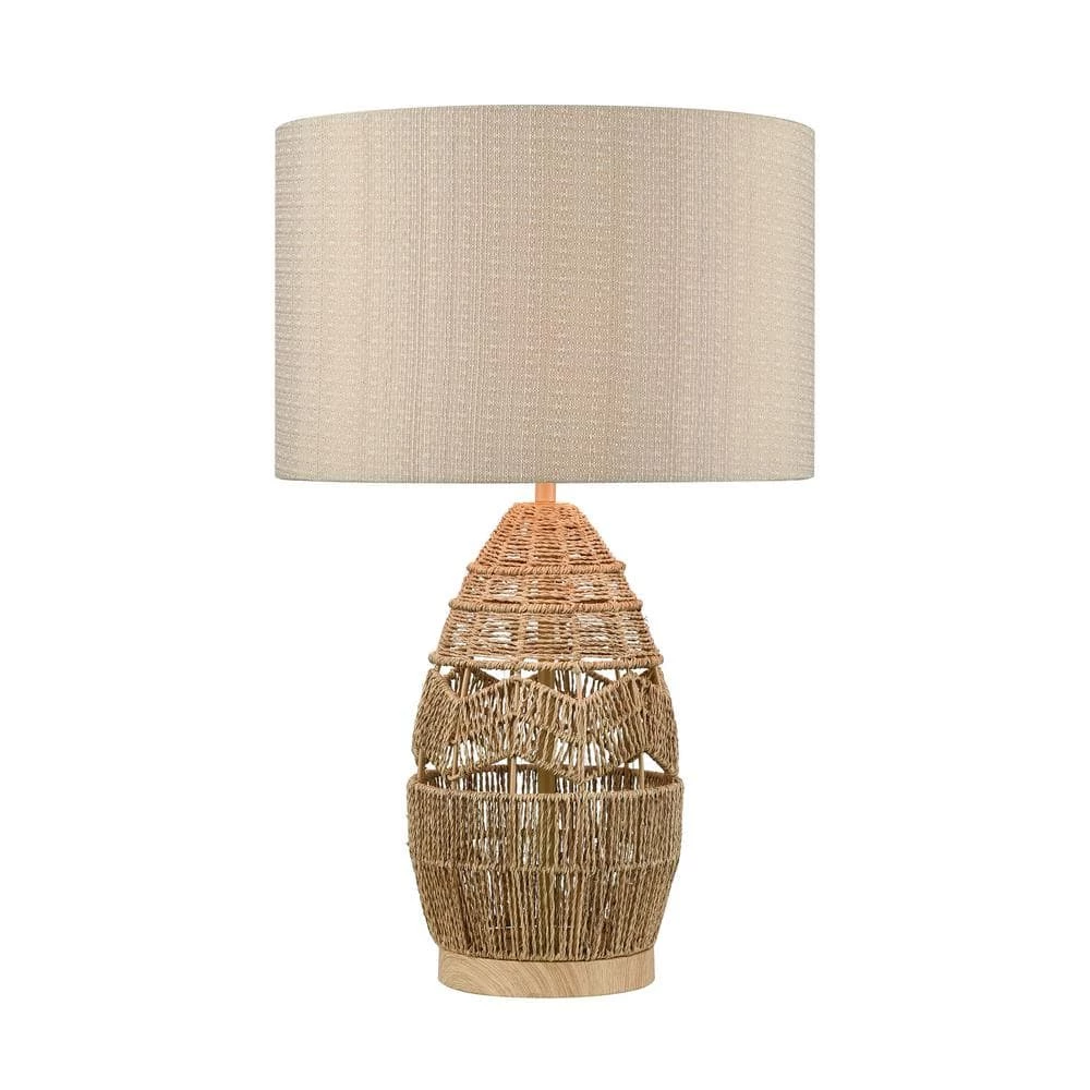 Husk 25 in. Natural Table Lamp by Titan Lighting 3 Husk 25 in. Natural Table Lamp by Titan Lighting