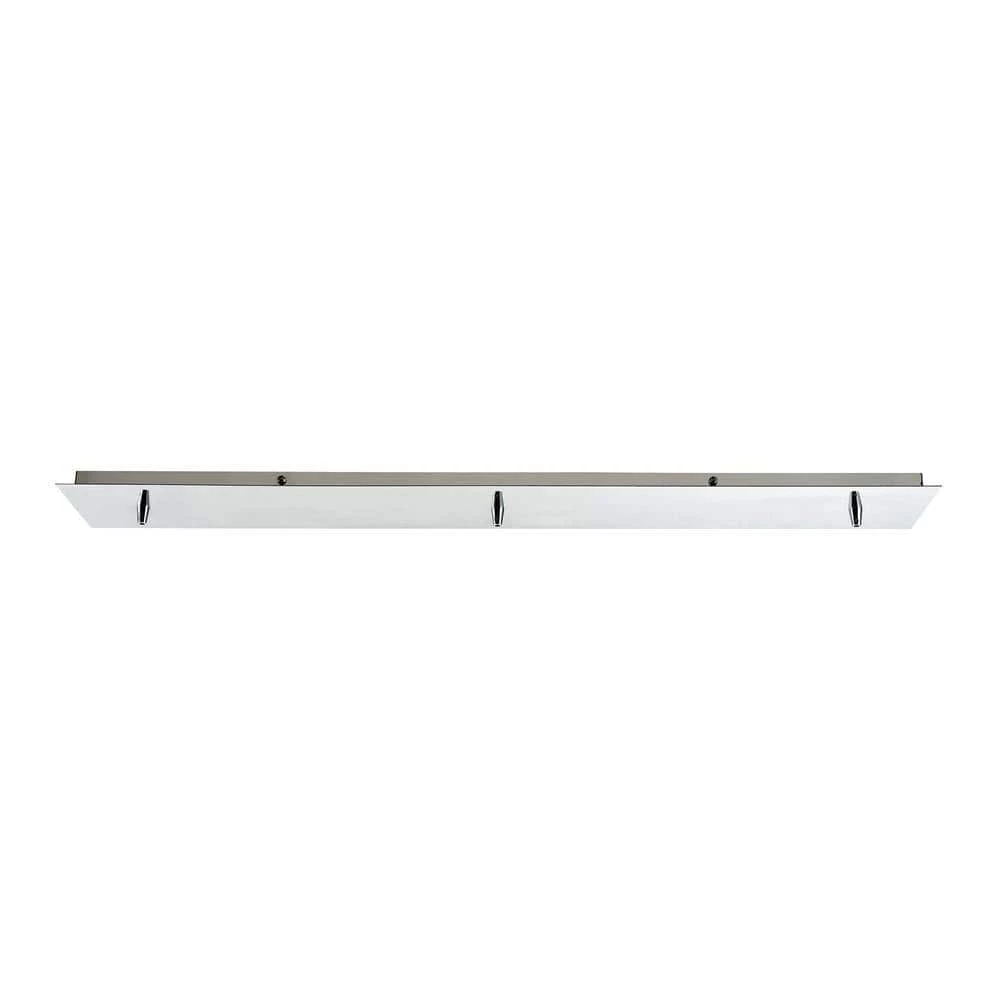 Illuminaire Accessories 3-Light Polished Chrome Linear Pan Light by Titan Lighting 3 Illuminaire Accessories 3-Light Polished Chrome Linear Pan Light by Titan Lighting