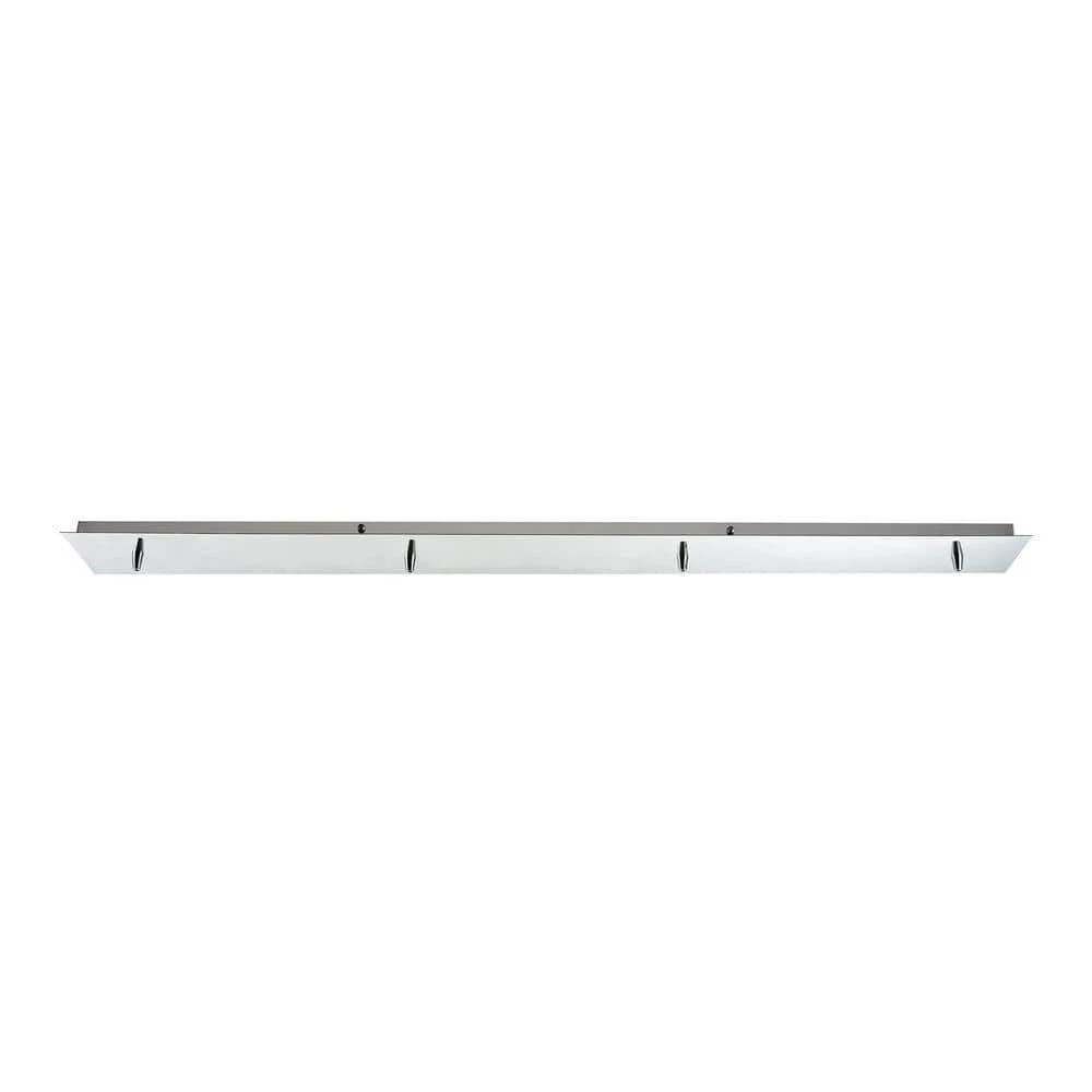 Illuminaire Accessories 4-Light Polished Chrome Linear Pan Light by Titan Lighting 3 Illuminaire Accessories 4-Light Polished Chrome Linear Pan Light by Titan Lighting