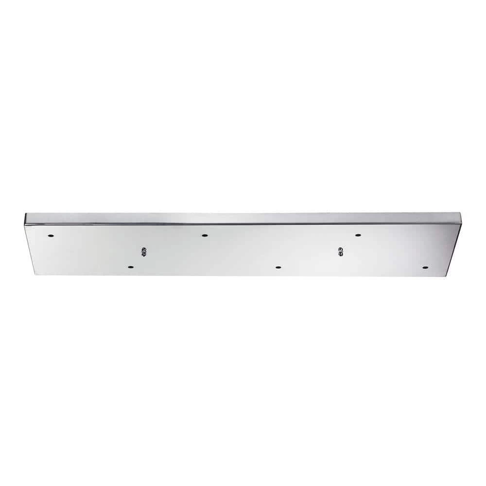 Polished Chrome Ceiling Canopy by Titan Lighting 3 Polished Chrome Ceiling Canopy by Titan Lighting