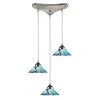 Refraction 3-Light Polished Chrome Ceiling Mount Pendant by Titan Lighting 2 Refraction 3-Light Polished Chrome Ceiling Mount Pendant by Titan Lighting -Titan Lighting sale2022 polished chrome titan lighting chandeliers tn 7110 64 1000