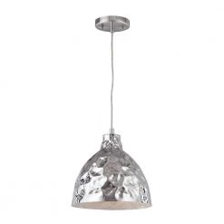 Hammersmith 1-Light Polished Chrome Pendant by Titan Lighting