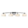 Eastbrook 4-Light Polished Chrome Wall Vanity Light by Titan Lighting