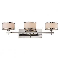 Utica 3-Light Polished Chrome Wall Mount Bath Bar Light by Titan Lighting