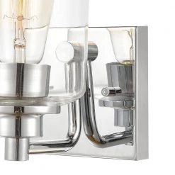 Robins 4.75 in. 1-Light Polished Chrome Vanity Light by Titan Lighting -Titan Lighting sale2022 polished chrome titan lighting vanity lighting tnvl 057210617 1f 1000