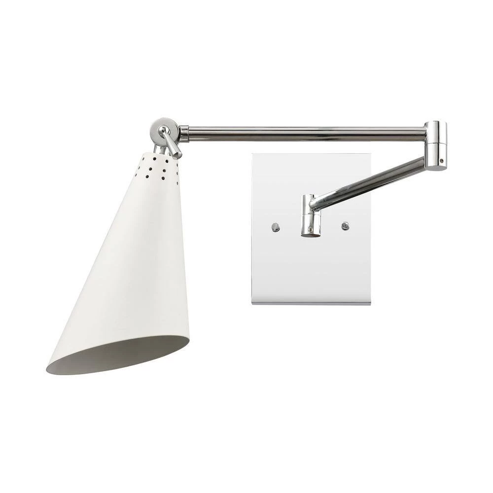Calder 1-Light Polished Chrome Wall Sconce by Titan Lighting 5 Calder 1-Light Polished Chrome Wall Sconce by Titan Lighting - Image 3