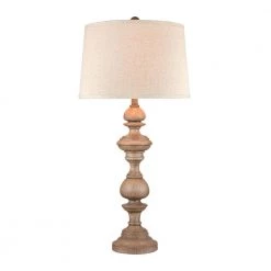 Copperas Cove 36 in. Washed Oak Table Lamp by Titan Lighting