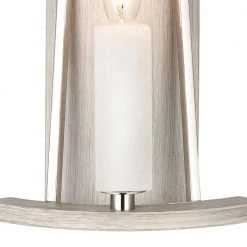 White Stone 1-Light Polished Nickel Wall Sconce by Titan Lighting -Titan Lighting sale2022 polished nickel titan lighting wall sconces tnws 060210617 1f 1000