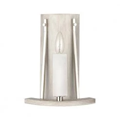 White Stone 1-Light Polished Nickel Wall Sconce by Titan Lighting -Titan Lighting sale2022 polished nickel titan lighting wall sconces tnws 060210617 4f 1000