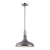 Rutherford 1-Light Polished Nickel/Weathered Zinc Pendant by Titan Lighting 2 Rutherford 1-Light Polished Nickel/Weathered Zinc Pendant by Titan Lighting -Titan Lighting sale2022 polished nickel weathered zinc titan lighting chandeliers tn 13071 64 1000