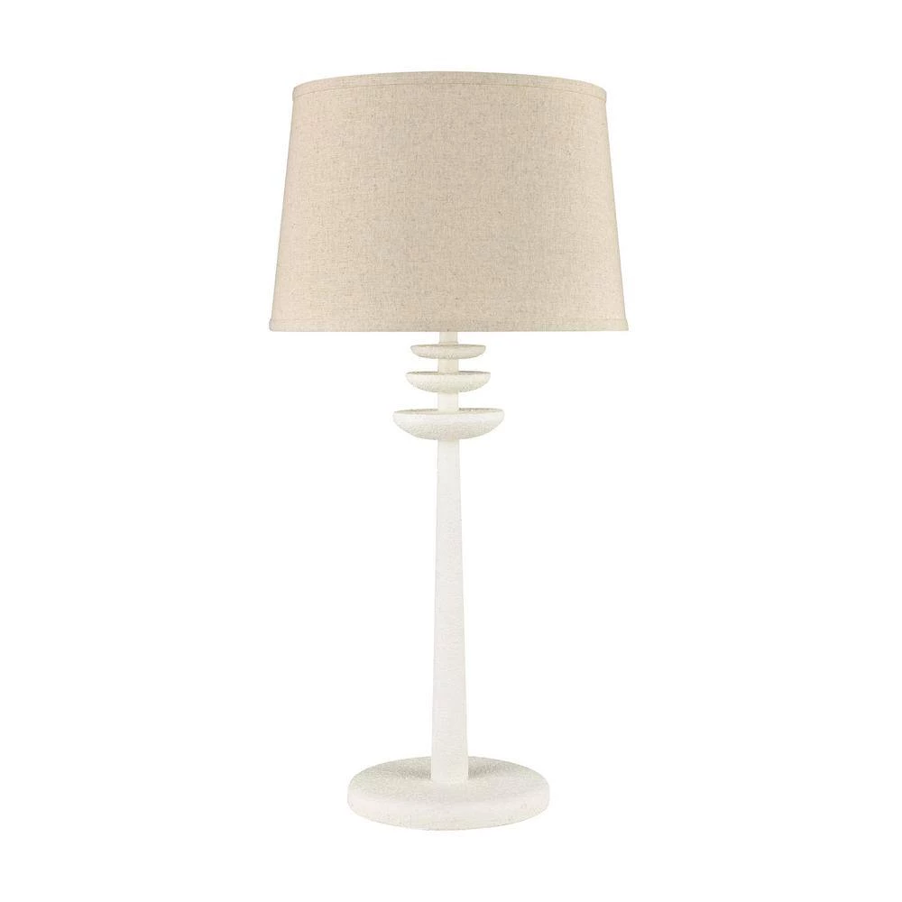 Seapen 31 in. Pure White Table Lamp by Titan Lighting 4 Seapen 31 in. Pure White Table Lamp by Titan Lighting - Image 2
