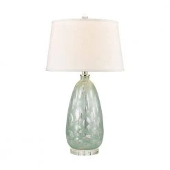 Bayside Blues 29 in. Mint Bubble Gum Table Lamp by Titan Lighting