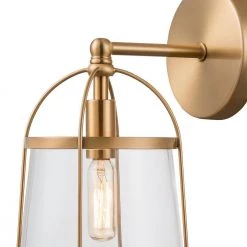 Merrick 7 in. 1-Light Satin Brass Vanity Light by Titan Lighting 7 Merrick 7 in. 1-Light Satin Brass Vanity Light by Titan Lighting -Titan Lighting sale2022 satin brass titan lighting vanity lighting tnvl 033210617 1f 1000