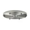 Illuminare Accessories 6-Light Ceiling Mount Satin Nickel Round Pan by Titan Lighting