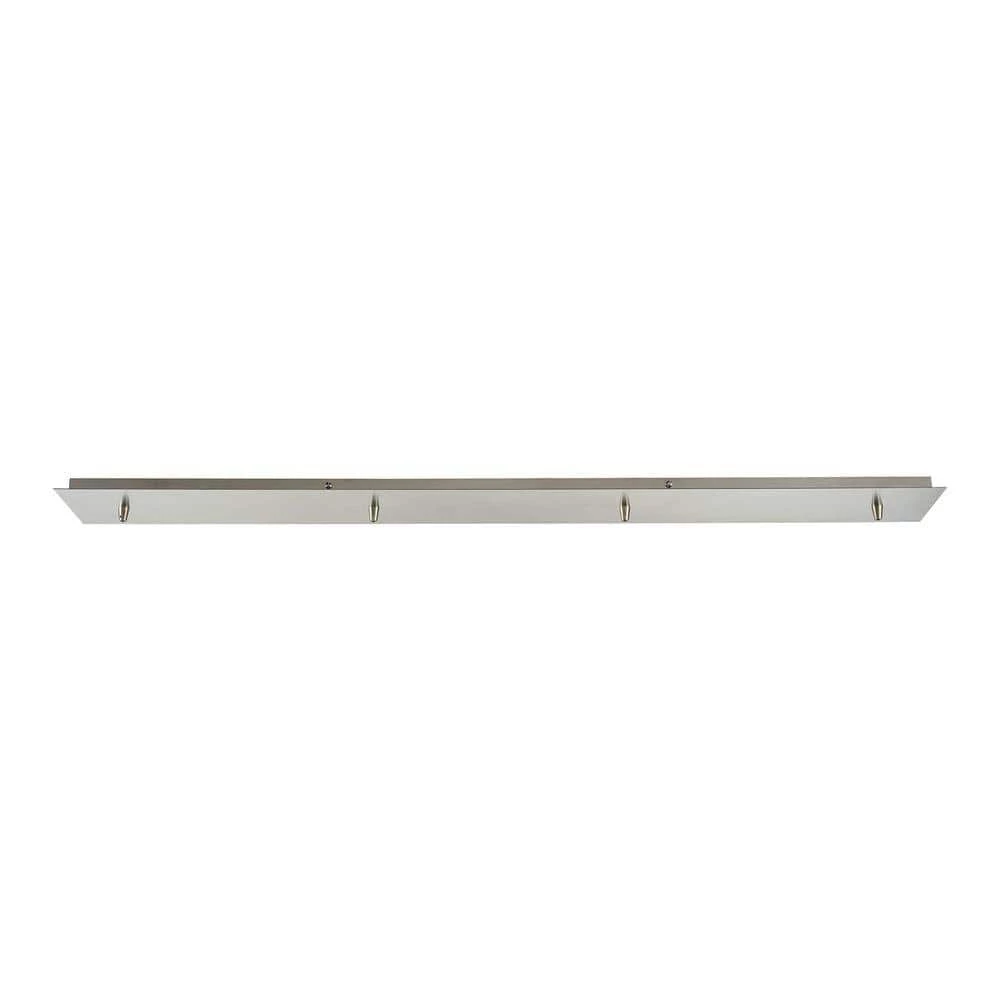 Illuminaire Accessories 4-Light Satin Nickel Linear Pan Light by Titan Lighting 3 Illuminaire Accessories 4-Light Satin Nickel Linear Pan Light by Titan Lighting