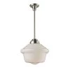 Schoolhouse Pendants 1-Light Satin Nickel Ceiling Mount Pendant by Titan Lighting 1 Schoolhouse Pendants 1-Light Satin Nickel Ceiling Mount Pendant by Titan Lighting -Titan Lighting sale2022 satin nickel titan lighting chandeliers tn 10167 64 1000