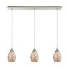 Capri 3-Light Satin Nickel and Gray Capiz Shell Pendant by Titan Lighting -Titan Lighting sale2022 satin nickel titan lighting chandeliers tn 75013 64 1000