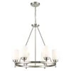 Dawson 6-Light Satin Nickel Wagon Wheel Chandelier with Glass Shades by Titan Lighting 1 Dawson 6-Light Satin Nickel Wagon Wheel Chandelier with Glass Shades by Titan Lighting -Titan Lighting sale2022 satin nickel titan lighting chandeliers tnch 001210616 64 1000