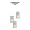 Ice Fragments 3-Light Satin Nickel Pendant by Titan Lighting -Titan Lighting sale2022 satin nickel titan lighting pendant lights tn 10219 64 1000