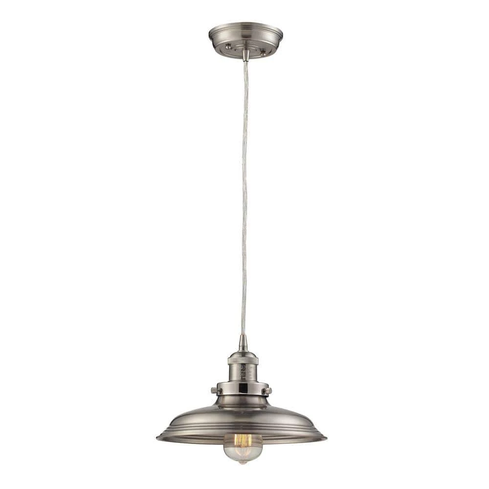 Port Lincoln Collection 1-Light Satin Nickel Pendant by Titan Lighting 3 Port Lincoln Collection 1-Light Satin Nickel Pendant by Titan Lighting