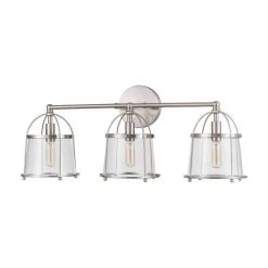 Merrick 24 in. 3-Light Satin Nickel Vanity Light by Titan Lighting -Titan Lighting sale2022 satin nickel titan lighting vanity lighting tnvl 038210617 4f 1000