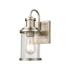 Millburn 5 in. 1-Light Satin Nickel Vanity Light by Titan Lighting