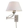Elysburg 1-Light Satin Nickel Swing Arm Wall-Mount by Titan Lighting 1 Elysburg 1-Light Satin Nickel Swing Arm Wall-Mount by Titan Lighting -Titan Lighting sale2022 satin nickel titan lighting wall lamps tn 7173 64 1000