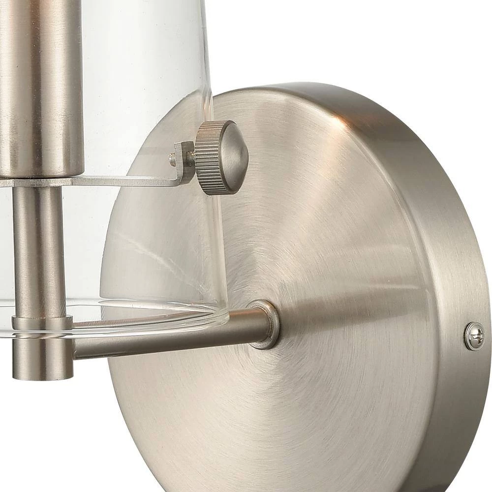 Valante 1-Light Satin Nickel Wall Sconce by Titan Lighting 5 Valante 1-Light Satin Nickel Wall Sconce by Titan Lighting - Image 3