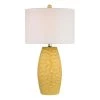 27 in. Sunshine Yellow Ceramic Table Lamp with White Linen Shade by Titan Lighting 1 27 in. Sunshine Yellow Ceramic Table Lamp with White Linen Shade by Titan Lighting -Titan Lighting sale2022 sunshine yellow titan lighting table lamps tn 999969 64 1000