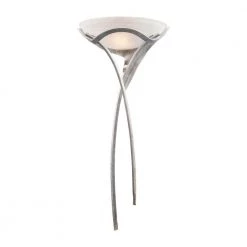 Aurora 1-Light Tarnished Silver Sconce by Titan Lighting