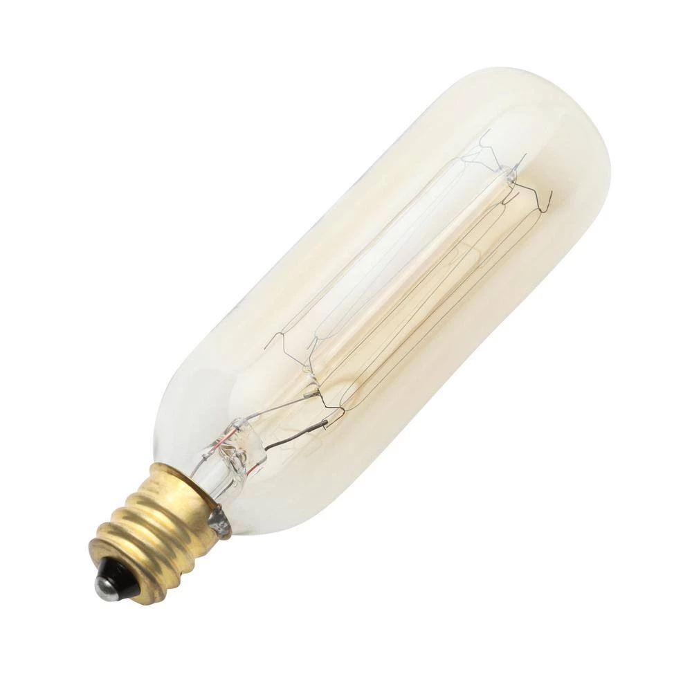 Ogden Collection 40-Watt Incandescent T6 Candelabra Filament Light Bulb - Vintage Style Light Bulb by Titan Lighting 4 Ogden Collection 40-Watt Incandescent T6 Candelabra Filament Light Bulb - Vintage Style Light Bulb by Titan Lighting - Image 2