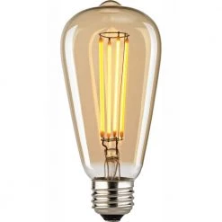 Filament Medium LED Bulb With Light Gold Tint by Titan Lighting