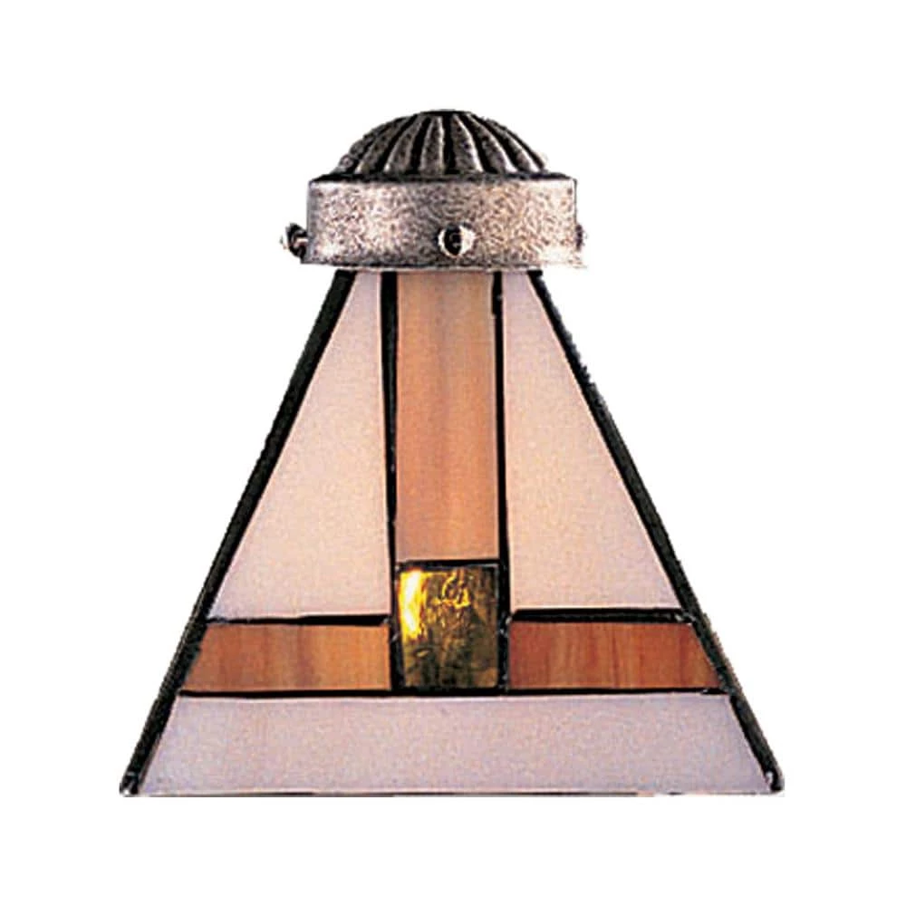 Mix-N-Match 1-Light Multicolor Tiffany Glass Shade by Titan Lighting 3 Mix-N-Match 1-Light Multicolor Tiffany Glass Shade by Titan Lighting