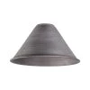 Cast Iron Pipe Optional Cone Shade by Titan Lighting