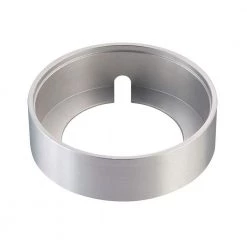 Alpha Collection Brushed Aluminum Surface Mount Collar by Titan Lighting