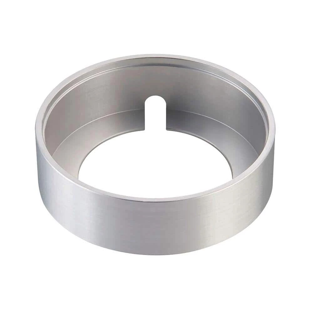 Alpha Collection Brushed Aluminum Surface Mount Collar by Titan Lighting 3 Alpha Collection Brushed Aluminum Surface Mount Collar by Titan Lighting