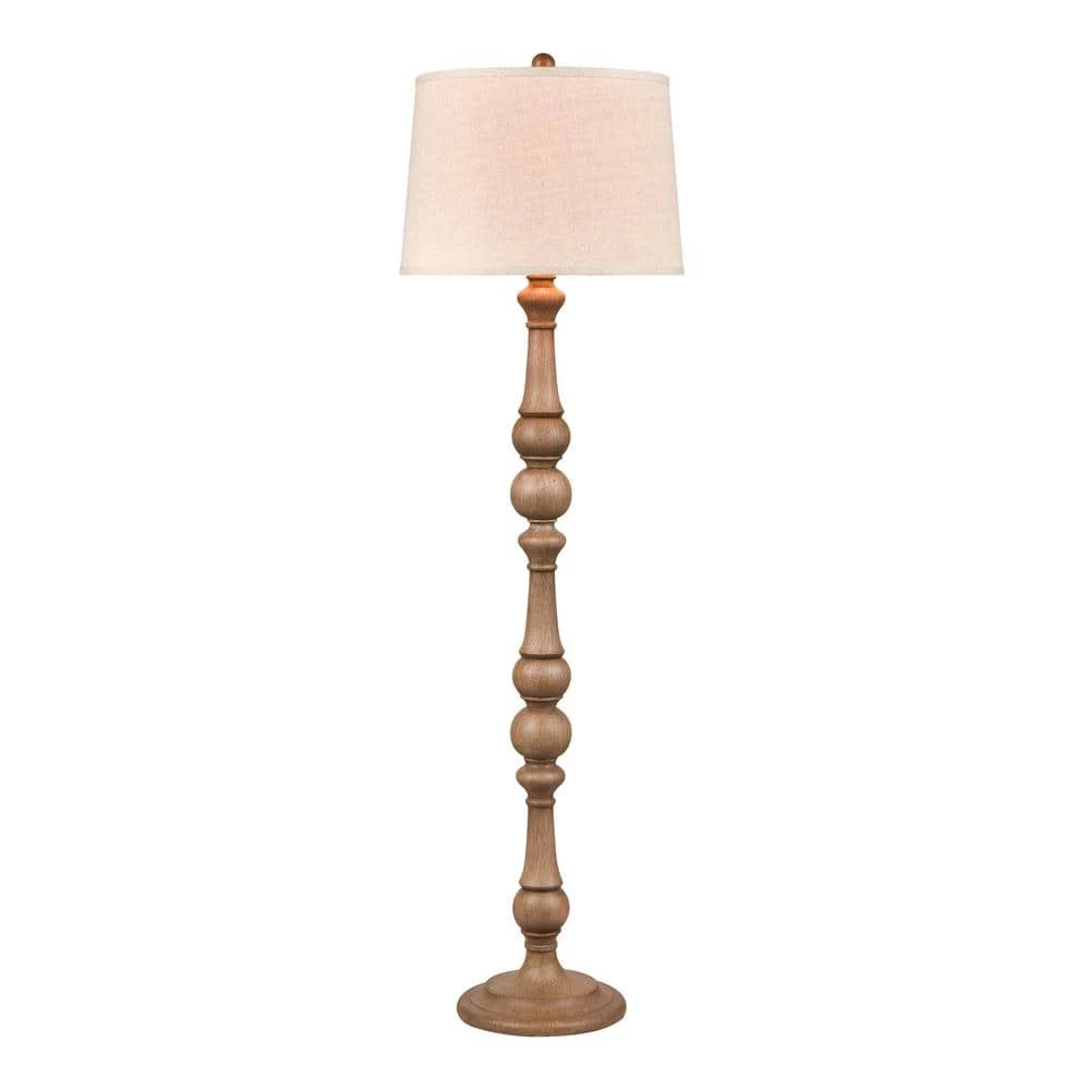 Aspermont 63 in. Washed Oak Floor Lamp by Titan Lighting 3 Aspermont 63 in. Washed Oak Floor Lamp by Titan Lighting