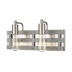 Brigantine 16 in. 2-Light Weathered Driftwood Vanity Light by Titan Lighting -Titan Lighting sale2022 weathered driftwood titan lighting vanity lighting tnvl 050210617 4f 1000