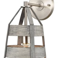 Brigantine 1-Light Weathered Driftwood Wall Sconce by Titan Lighting -Titan Lighting sale2022 weathered driftwood titan lighting wall sconces tnws 039210617 1f 1000