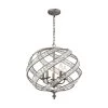 Renaissance 5-Light Weathered Zinc Chandelier With Metal And Crystal Shade by Titan Lighting 2 Renaissance 5-Light Weathered Zinc Chandelier With Metal And Crystal Shade by Titan Lighting -Titan Lighting sale2022 weathered zinc titan lighting chandeliers tn 75654 64 1000