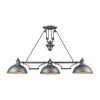 Farmhouse 3-Light Weathered Zinc Pulldown Billiard Light by Titan Lighting -Titan Lighting sale2022 weathered zinc titan lighting pool table lights tn 473369 64 1000