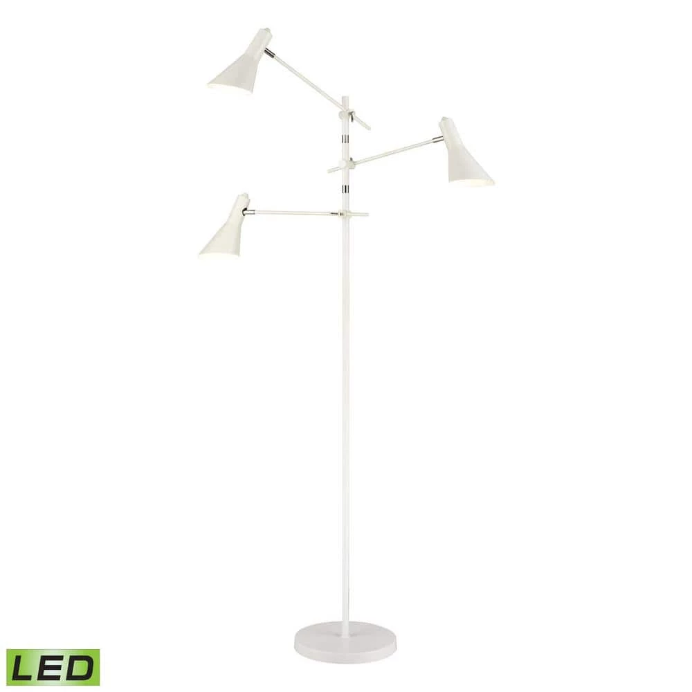Sallert 72.75 in. White Floor Lamp by Titan Lighting 3 Sallert 72.75 in. White Floor Lamp by Titan Lighting