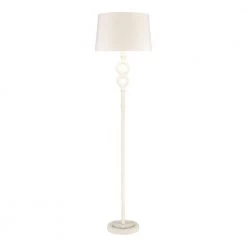 Hammered Home 67 in. White Floor Lamp by Titan Lighting