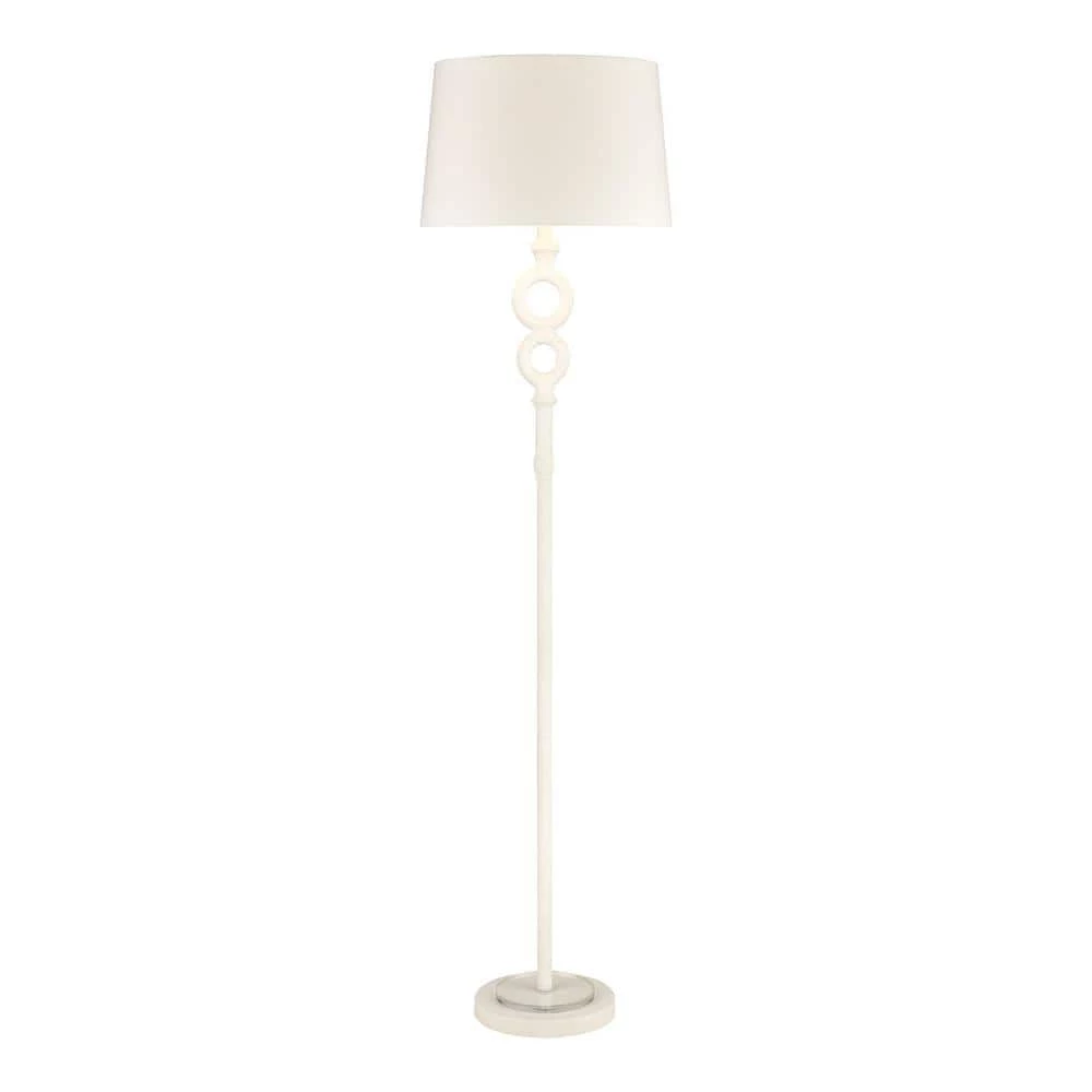 Hammered Home 67 in. White Floor Lamp by Titan Lighting 3 Hammered Home 67 in. White Floor Lamp by Titan Lighting