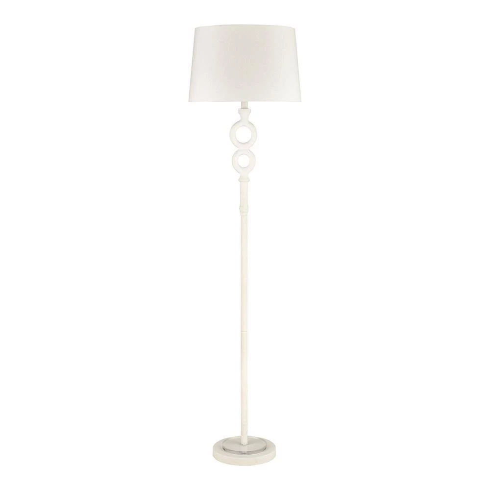 Hammered Home 67 in. White Floor Lamp by Titan Lighting 4 Hammered Home 67 in. White Floor Lamp by Titan Lighting - Image 2