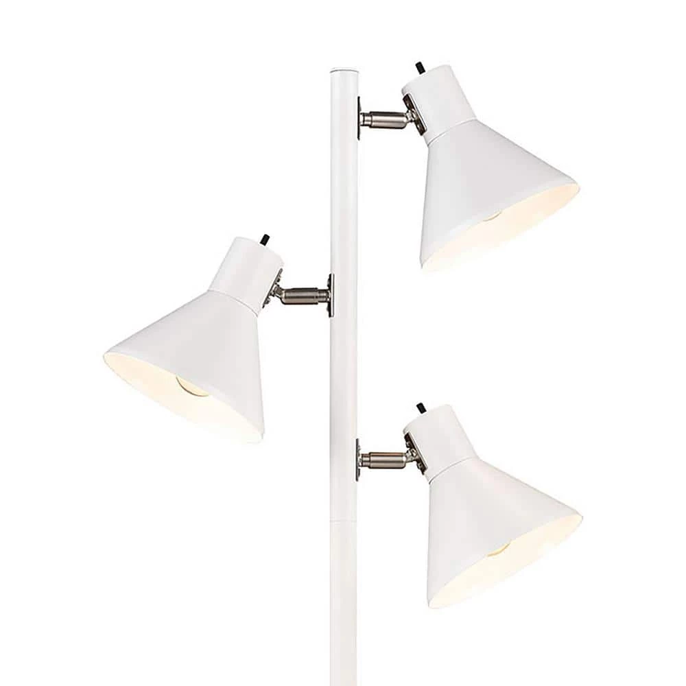 Loman 65 in. White Floor Lamp by Titan Lighting 5 Loman 65 in. White Floor Lamp by Titan Lighting - Image 3