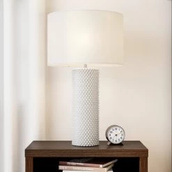 Punk 30 in. White Table Lamp by Titan Lighting -Titan Lighting sale2022 white titan lighting table lamps tn 999235 1d 1000